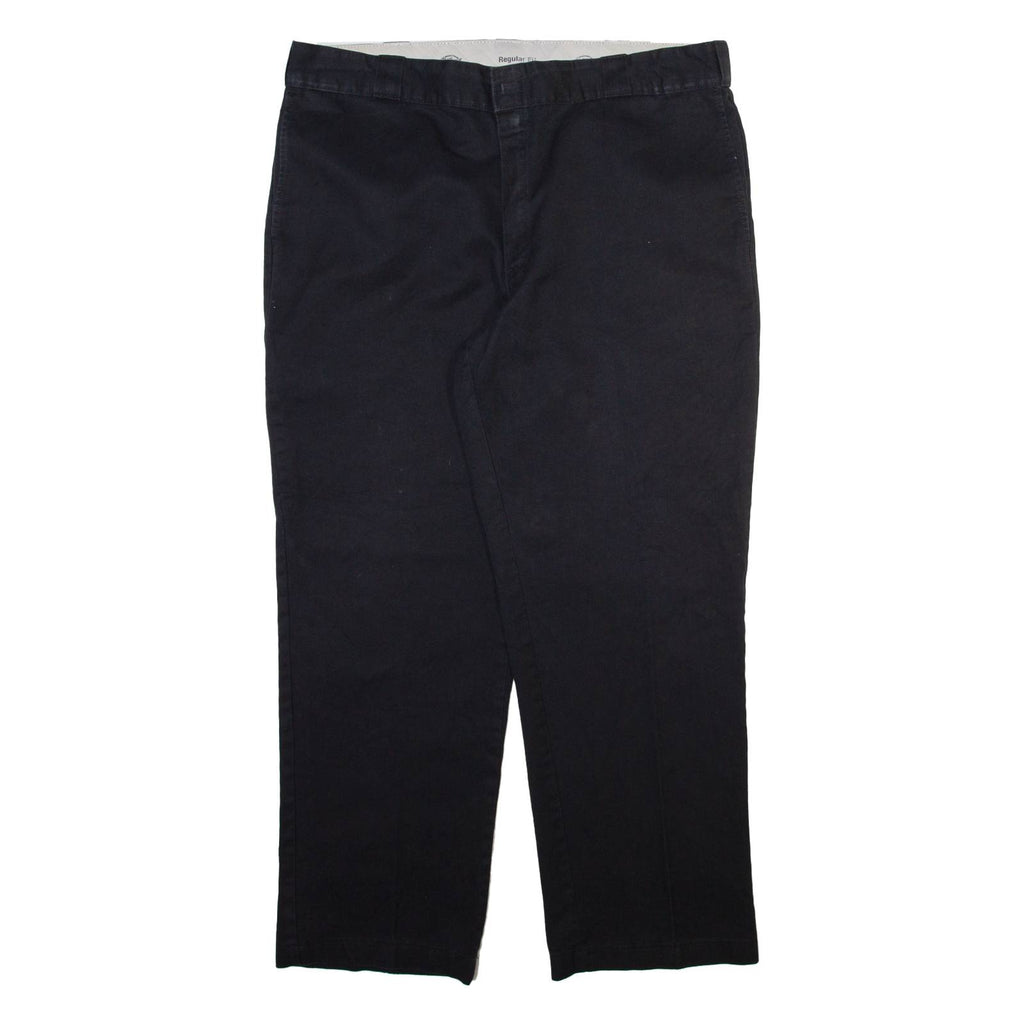 DICKIES Mens Trousers Black Regular Straight W40 L30