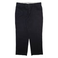 DICKIES Mens Trousers Black Regular Straight W40 L30