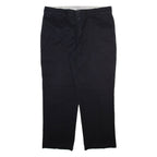 DICKIES Mens Trousers Black Regular Straight W40 L30