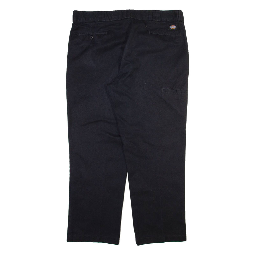 DICKIES Mens Trousers Black Regular Straight W40 L30
