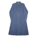 LIZ CLAIBORNE Womens Blue Denim Shirt Dress Cotton Long Sleeve Midi Size M