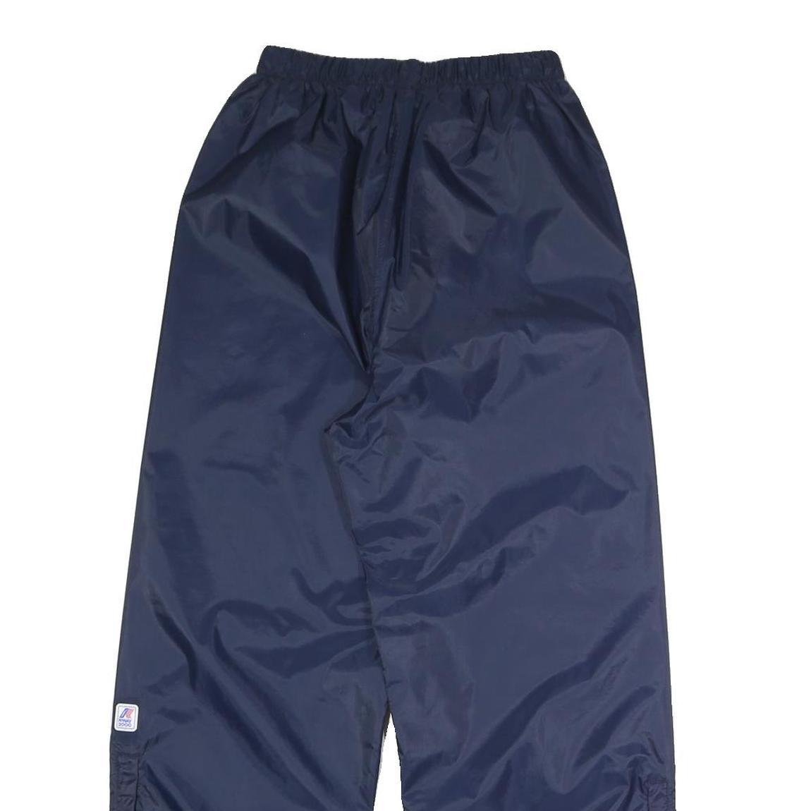 K.WAY Mens Joggers Navy Regular Tapered S W23 L27 Lightweight Water-Resistant