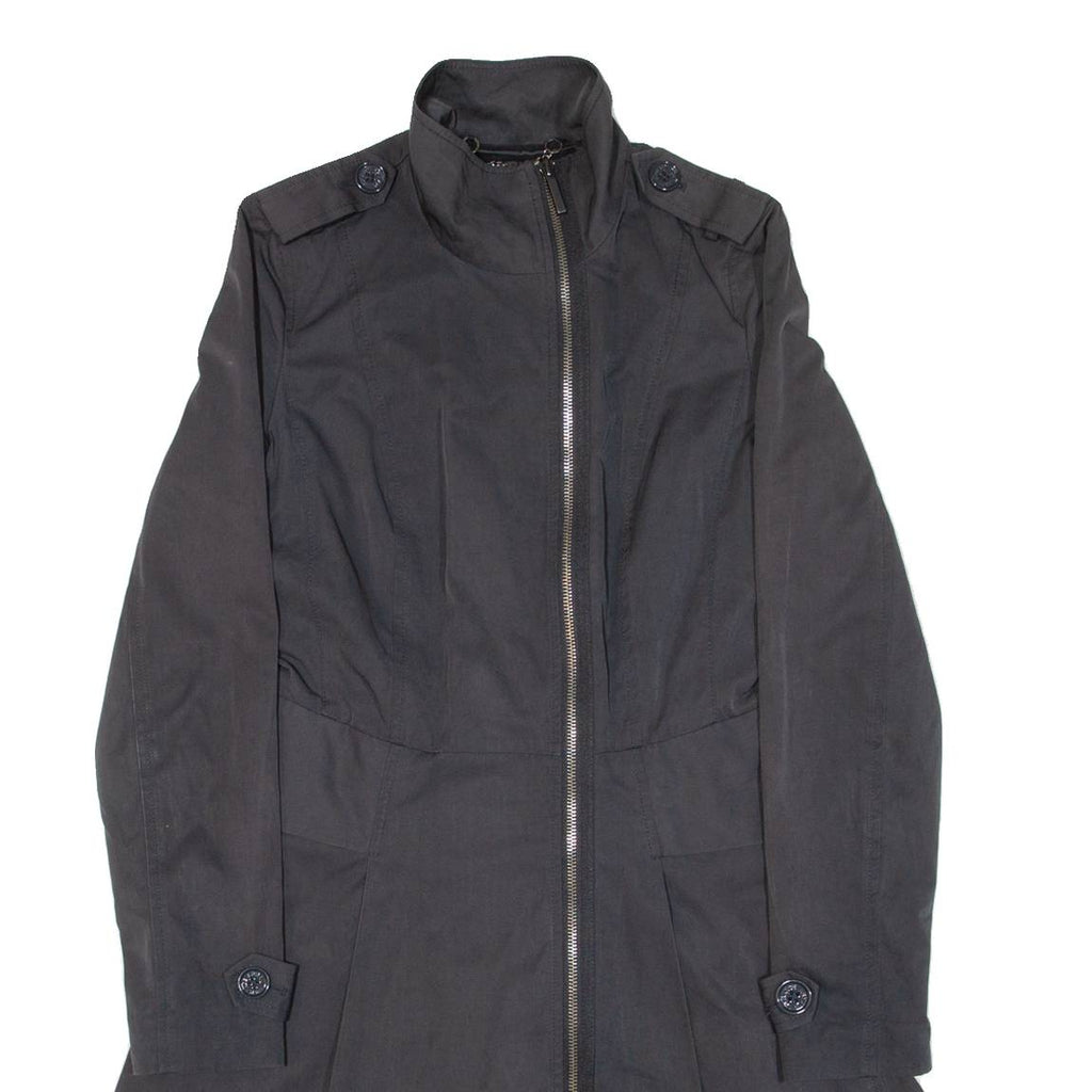 ARMANI EXCHANGE Womens Trench Coat Black S