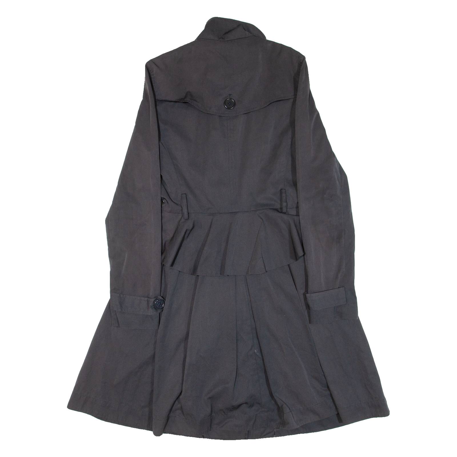 ARMANI EXCHANGE Womens Trench Coat Black S