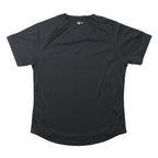 ADIDAS Womens Black & Pink Sports T-Shirt M Short Sleeve V-Neck Athletic