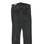 LEVI'S Mens Jeans Black Slim Skinny Denim Medium W28 L30 Stylish Comfort