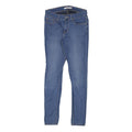 LEVI'S 710 Womens Jeans Blue Slim Skinny Denim Medium W27 L28 Stretch Zip Fly