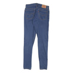 LEVI'S 710 Womens Jeans Blue Slim Skinny Denim Medium W27 L28 Stretch Zip Fly