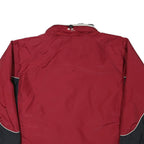 COLUMBIA Mens Red & Black Outdoor Jacket XL Polyester Blend Plain Zip Pocketed