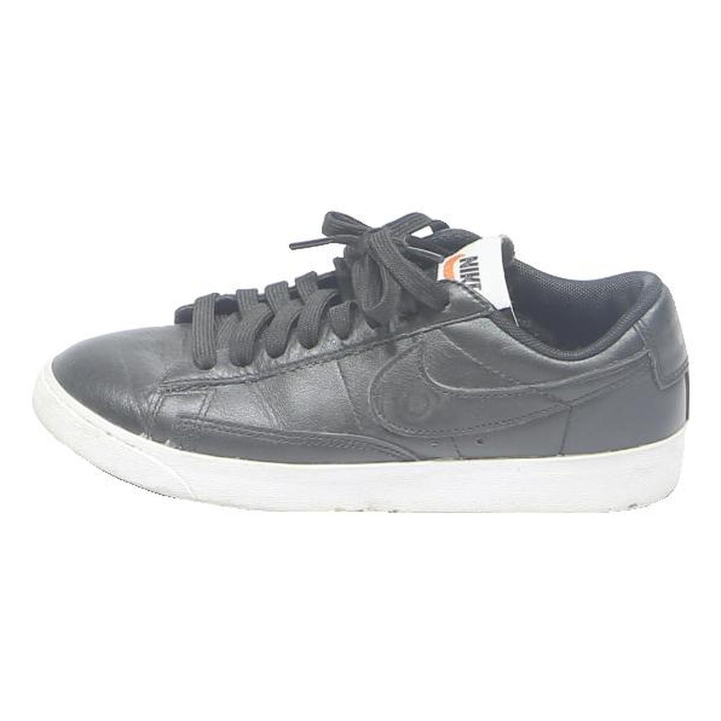 NIKE Blazer Low Boys Trainers Black Synthetic UK 3 Classic Style Casual Footwear
