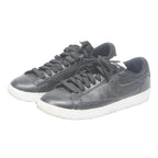 NIKE Blazer Low Boys Trainers Black Synthetic UK 3 Classic Style Casual Footwear