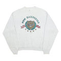 FRUIT OF THE LOOM Mens Grey New Hampshire Crest Crew Neck L Sweatshirt Cotton