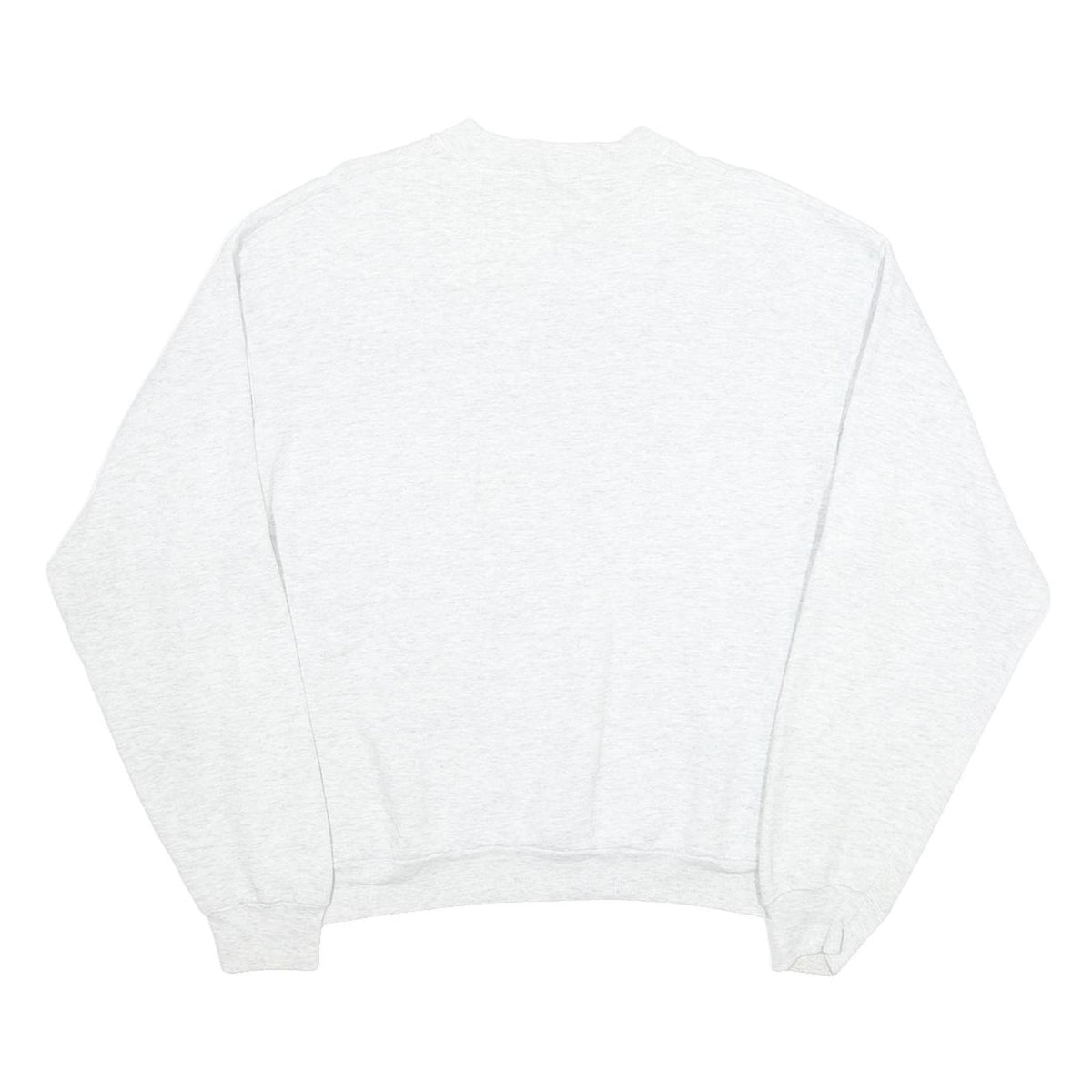 FRUIT OF THE LOOM Mens Grey New Hampshire Crest Crew Neck L Sweatshirt Cotton