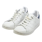ADIDAS Stan Smith Womens Low Top Trainers White Blue Leather UK 4 Classic