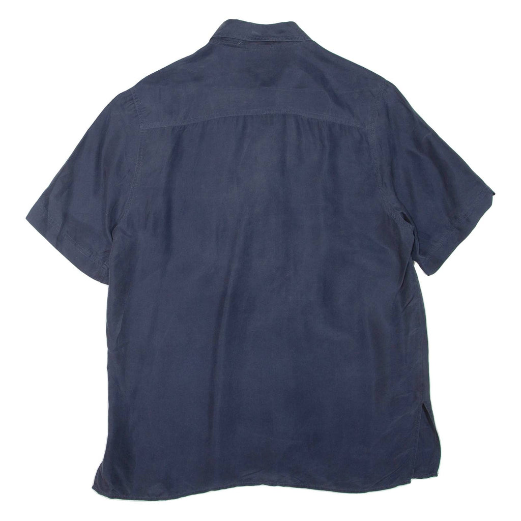 DEVILLE Womens Shirt Blue Collared M