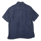 DEVILLE Womens Shirt Blue Collared M