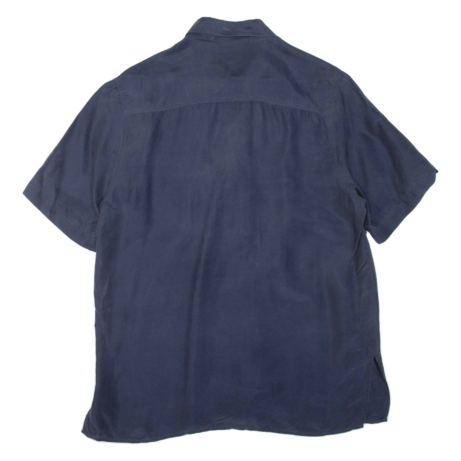 DEVILLE Womens Shirt Blue Collared M