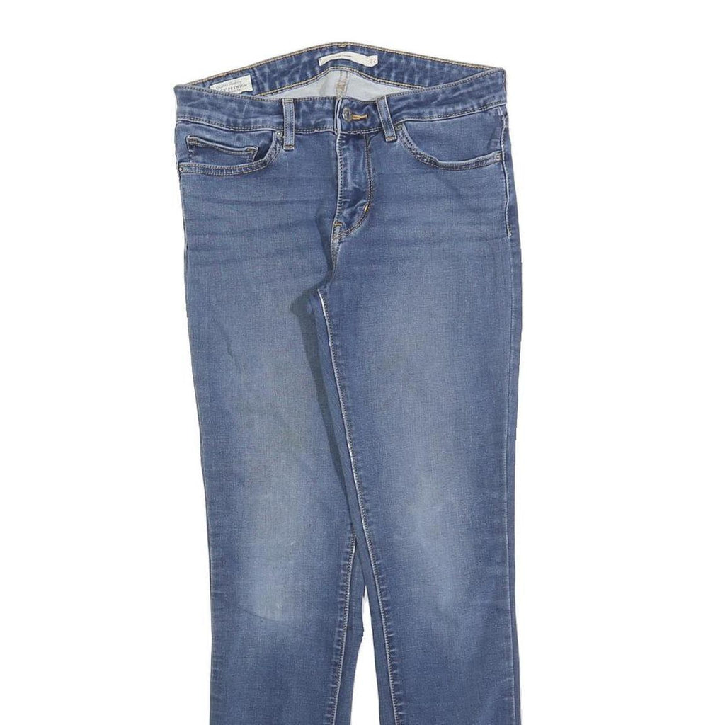LEVI'S 711 Womens Jeans Blue Slim Skinny Denim Medium W27 L30 Classic Cotton