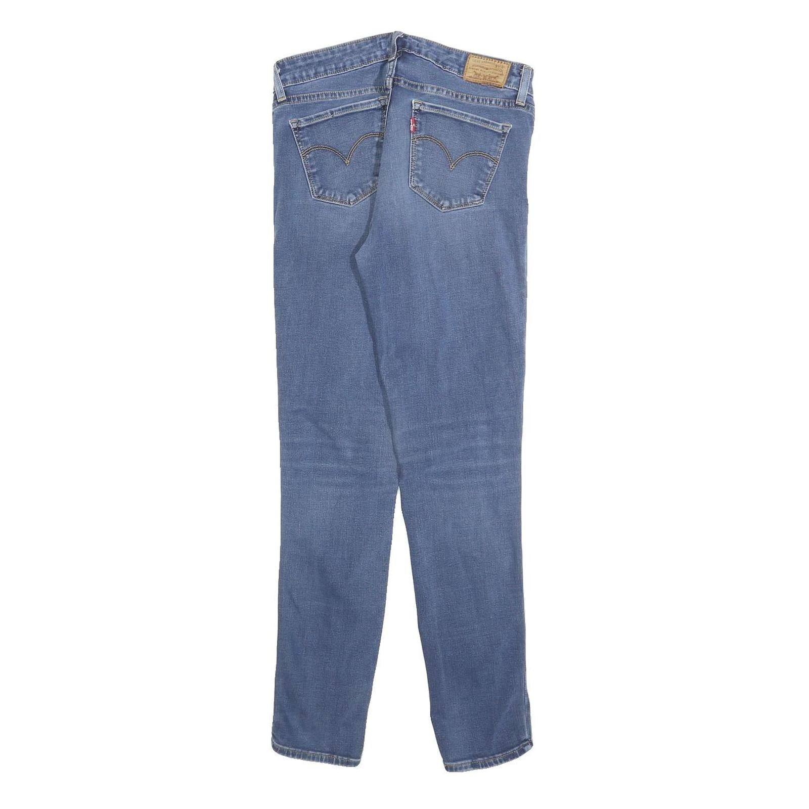 LEVI'S 711 Womens Jeans Blue Slim Skinny Denim Medium W27 L30 Classic Cotton