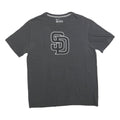 NIKE Mens Black L Cotton Blend Graphic T-Shirt Short Sleeve Crew Neck
