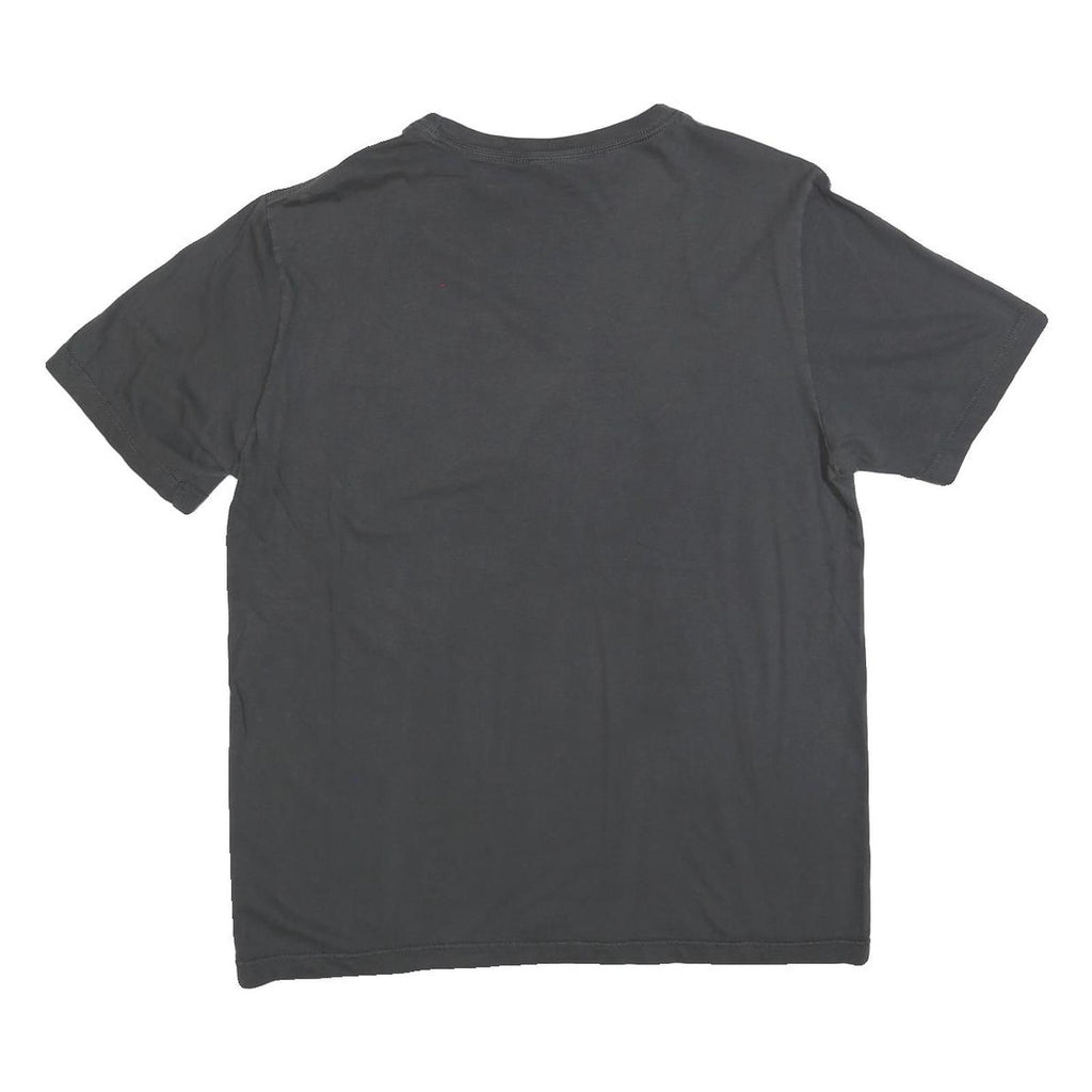 NIKE Mens Black L Cotton Blend Graphic T-Shirt Short Sleeve Crew Neck