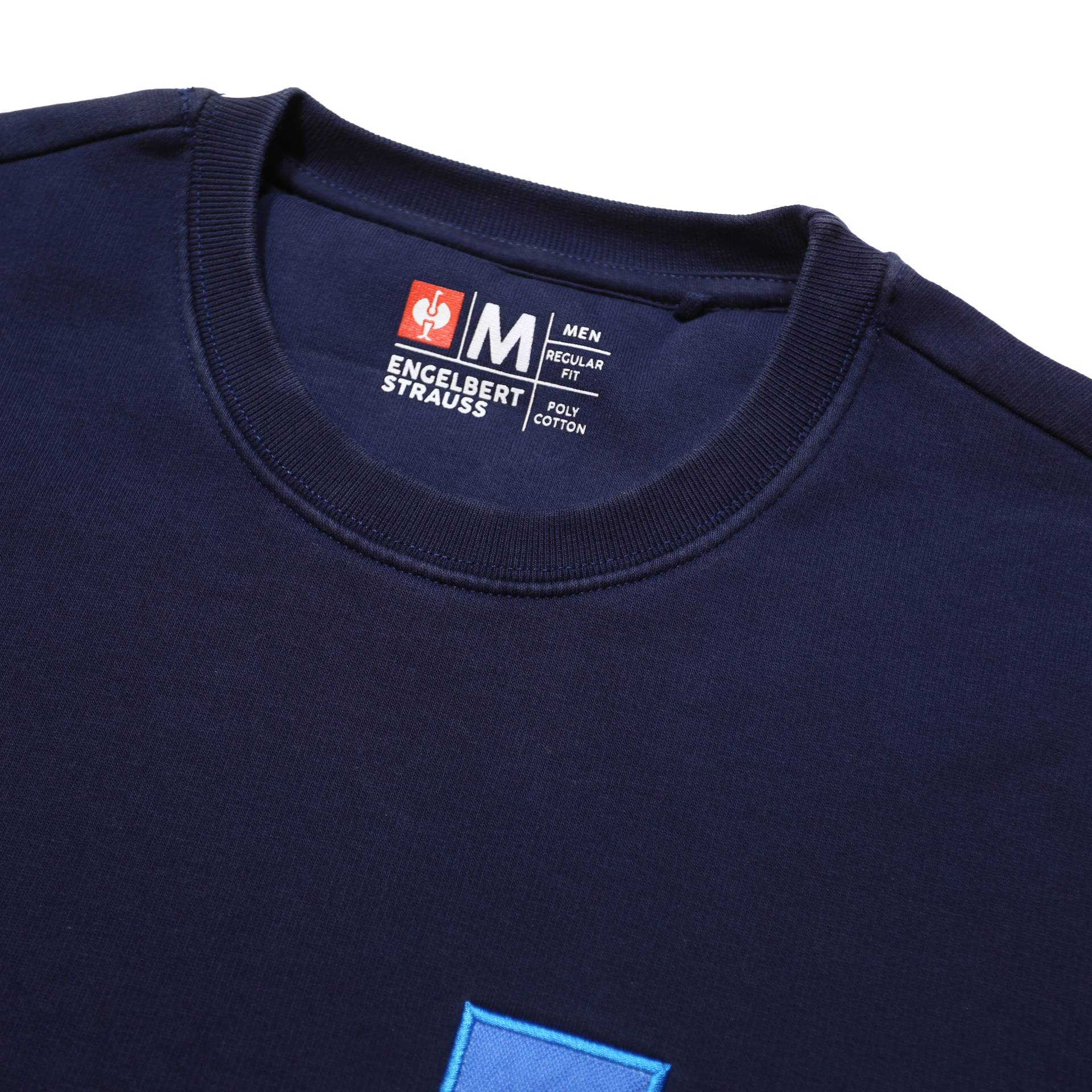 ENGELBERT STRAUSS Mens Navy Blue Sweatshirt M Crew Neck Casual Workwear