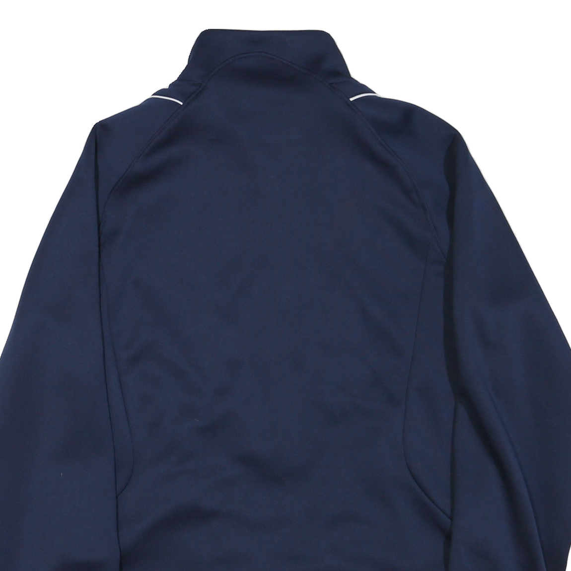 ADIDAS Womens Navy Blue Volleyball Track Jacket UK 18 Polyester Blend Zip Plain