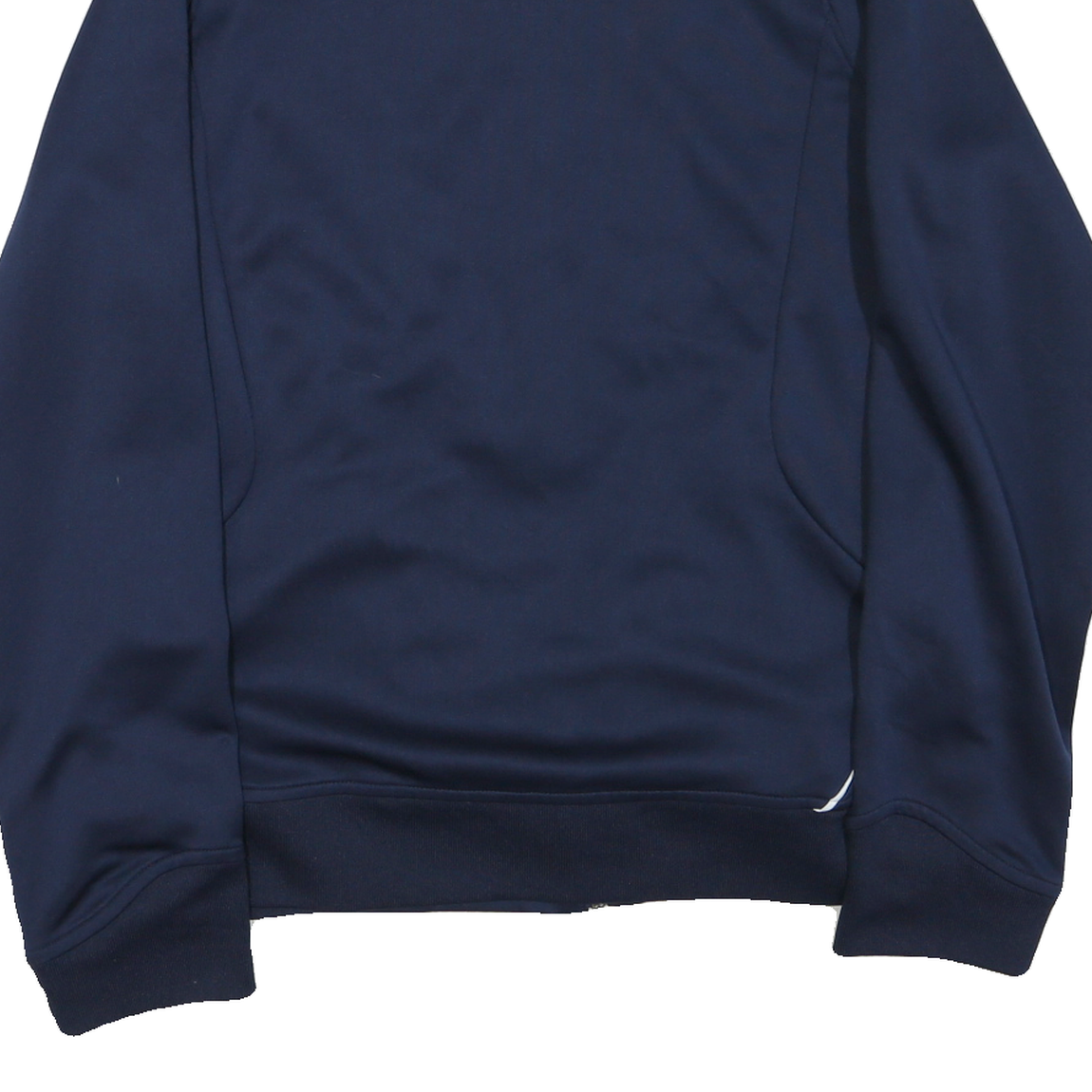 ADIDAS Womens Navy Blue Volleyball Track Jacket UK 18 Polyester Blend Zip Plain