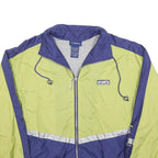 CATALINA Mens Blue & Yellow Zip Jacket XL Polyester Blend Shell Colourblock