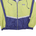 CATALINA Mens Blue & Yellow Zip Jacket XL Polyester Blend Shell Colourblock