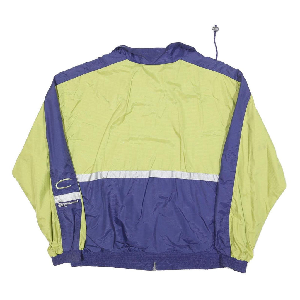 CATALINA Mens Blue & Yellow Zip Jacket XL Polyester Blend Shell Colourblock
