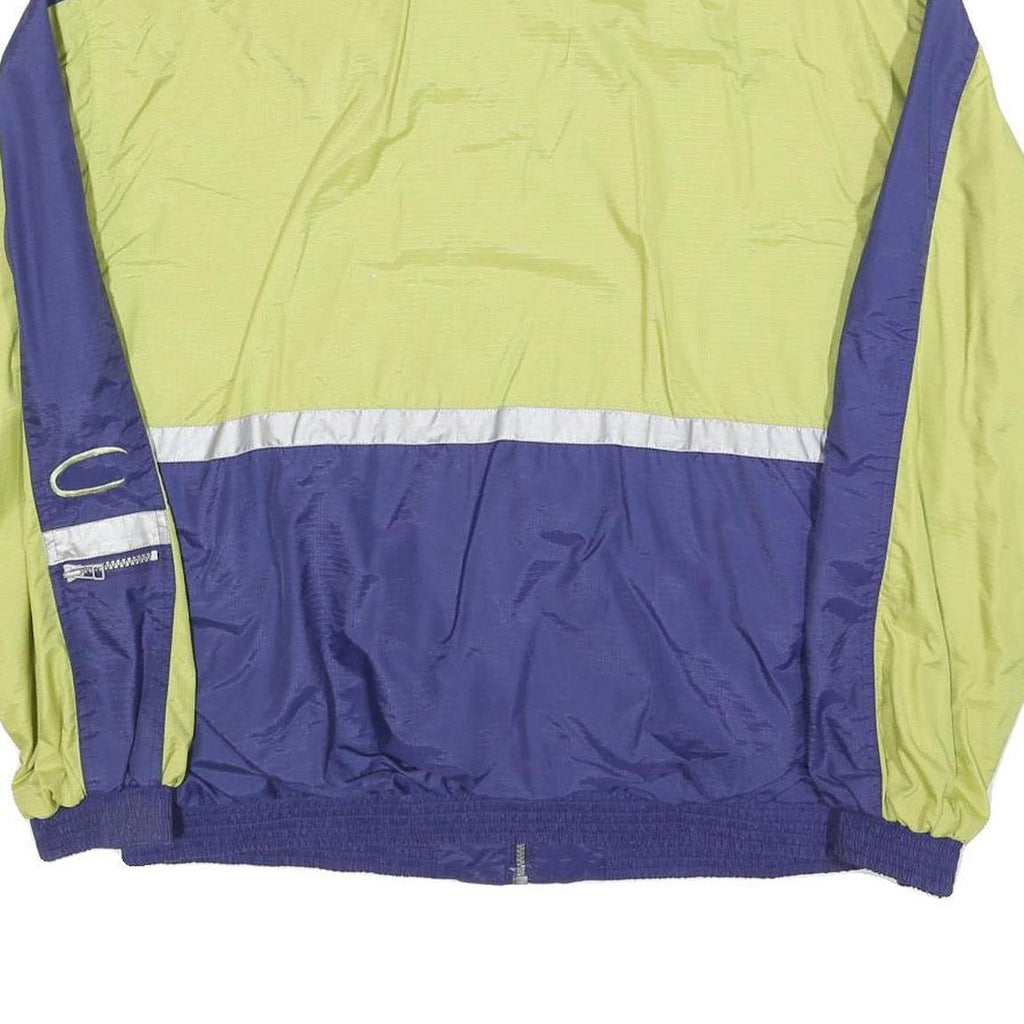 CATALINA Mens Blue & Yellow Zip Jacket XL Polyester Blend Shell Colourblock