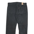 LEVI'S 501 Mens Regular Fit Blue Denim Jeans W37 L31 Button Closure Classic
