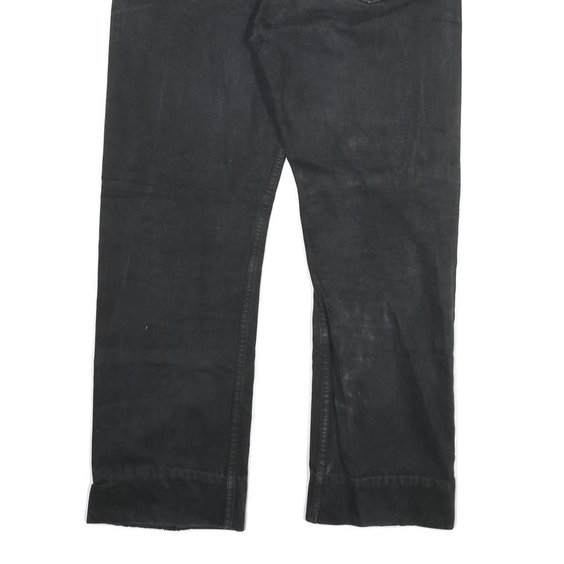 LEVI'S 501 Mens Regular Fit Blue Denim Jeans W37 L31 Button Closure Classic