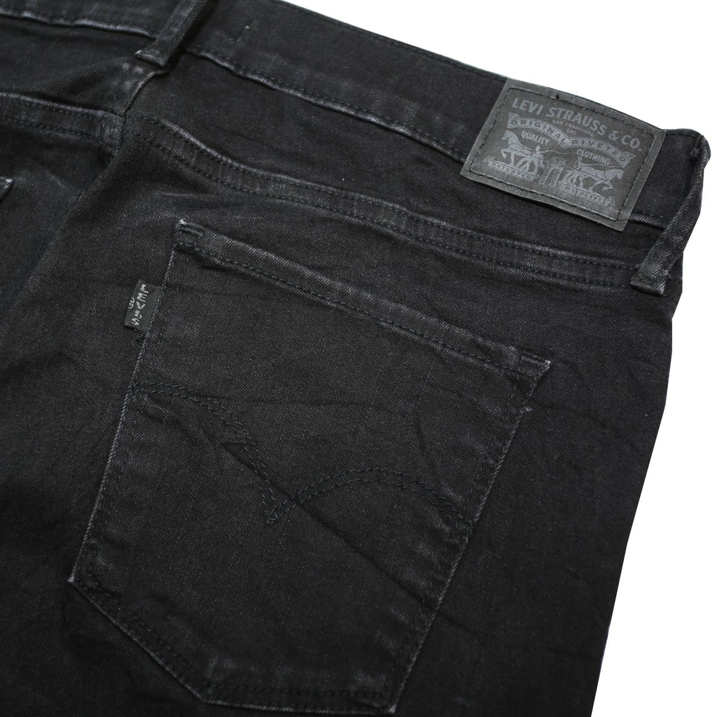 LEVI'S 311 BIG E Womens Jeans Black Slim Skinny Denim W32 L32 Cotton Blend Zip