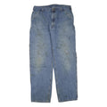 CARHARTT Mens Regular Blue Denim Jeans W38 L34 Workwear Utility Zip Fly