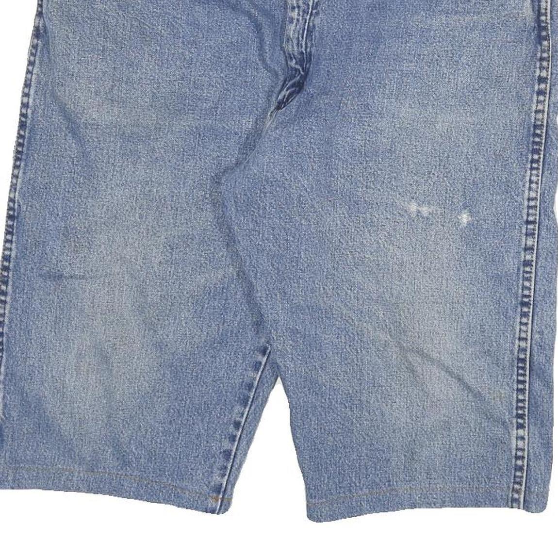 WRANGLER Mens Denim Blue Casual Shorts XL W34 Classic Cotton Blend Summer