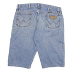 WRANGLER Mens Denim Blue Casual Shorts XL W34 Classic Cotton Blend Summer