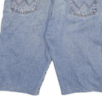 WRANGLER Mens Denim Blue Casual Shorts XL W34 Classic Cotton Blend Summer