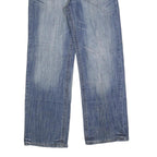 TAKE TWO Mens Regular Fit Straight Blue Denim Jeans W32 L32 Classic Cotton Blend