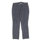 MAMMUT Womens Polyester Blend Navy Regular Fit Straight Trousers W32 L30 Outdoor