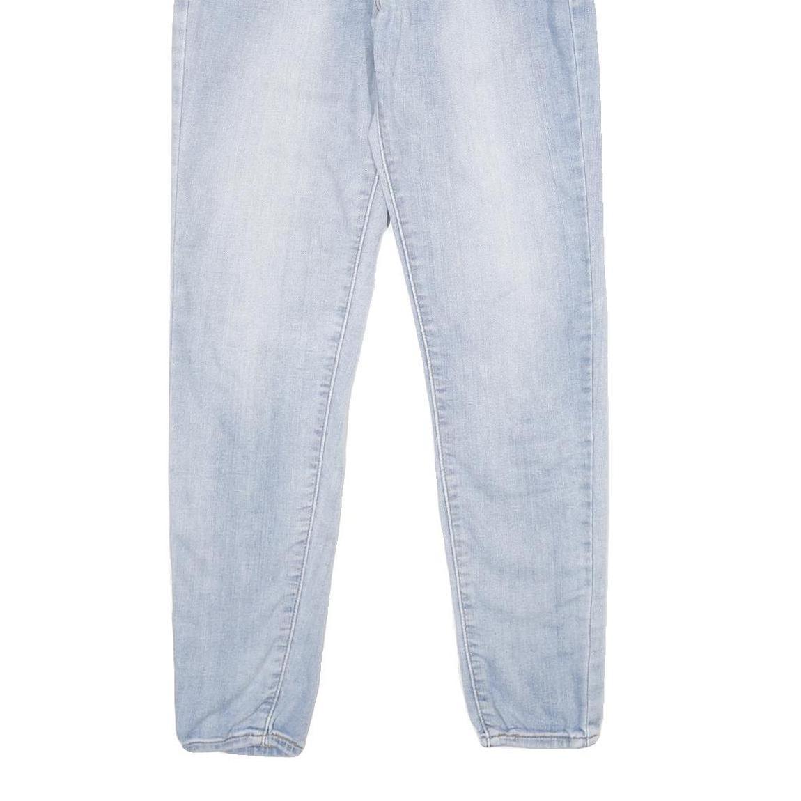 LEVI'S 710 SUPER SKINNY Womens Jeans Blue Slim Skinny Denim Light W27 L30