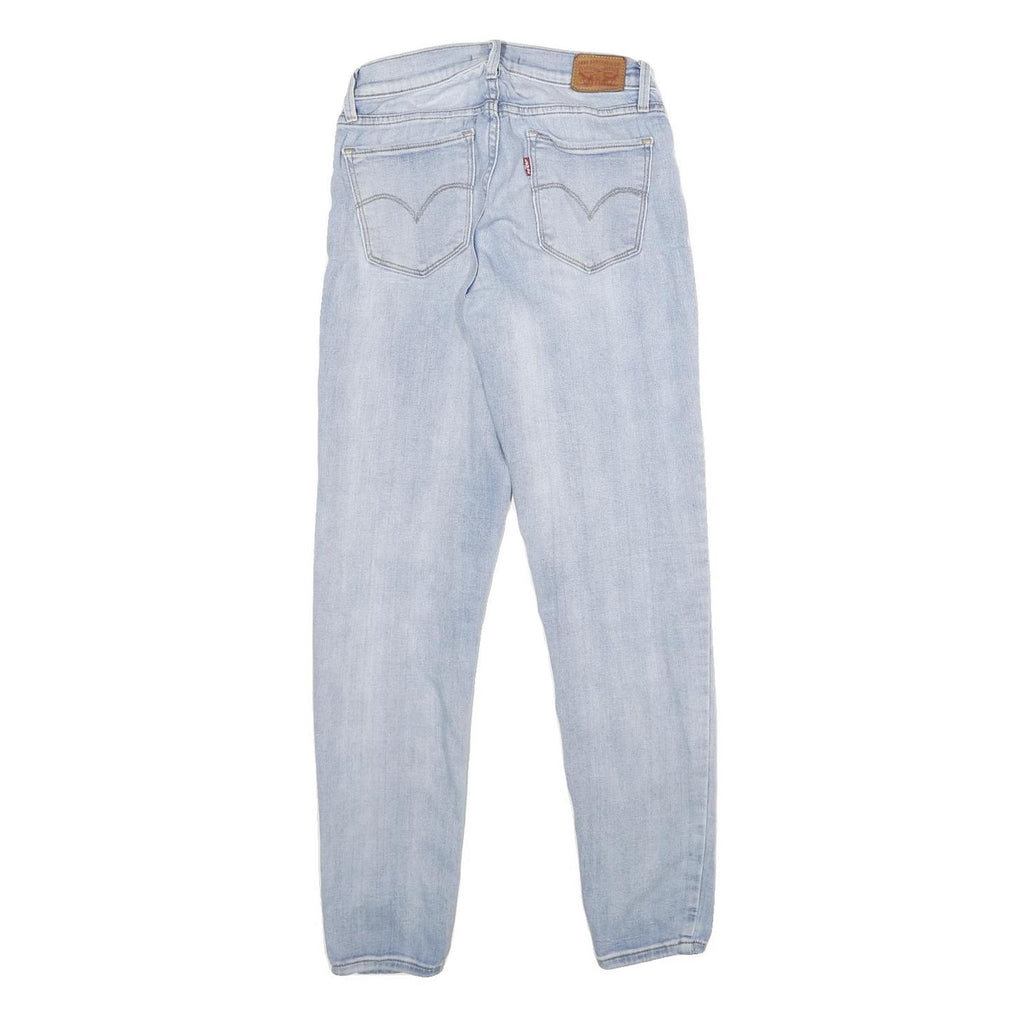 LEVI'S 710 SUPER SKINNY Womens Jeans Blue Slim Skinny Denim Light W27 L30