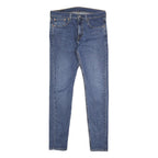 LEVI'S 512 LO-BALL Mens Jeans Blue Slim Skinny Denim Medium W33 L33 Stylish Zip