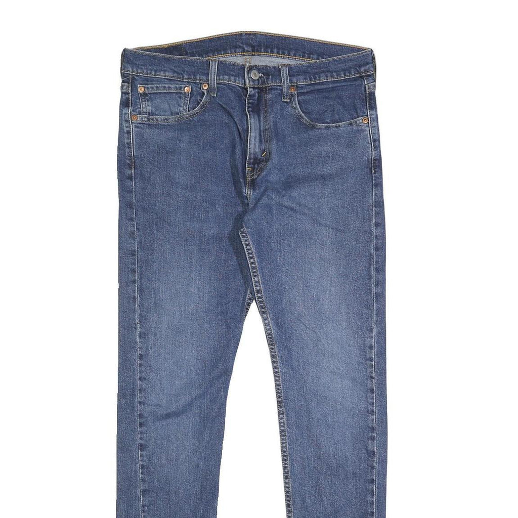 LEVI'S 512 LO-BALL Mens Jeans Blue Slim Skinny Denim Medium W33 L33 Stylish Zip
