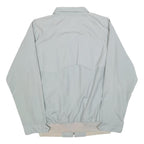 Mens Grey Cotton Blend Casual Jacket M Zip Closure Plain Lightweight