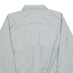 Mens Grey Cotton Blend Casual Jacket M Zip Closure Plain Lightweight