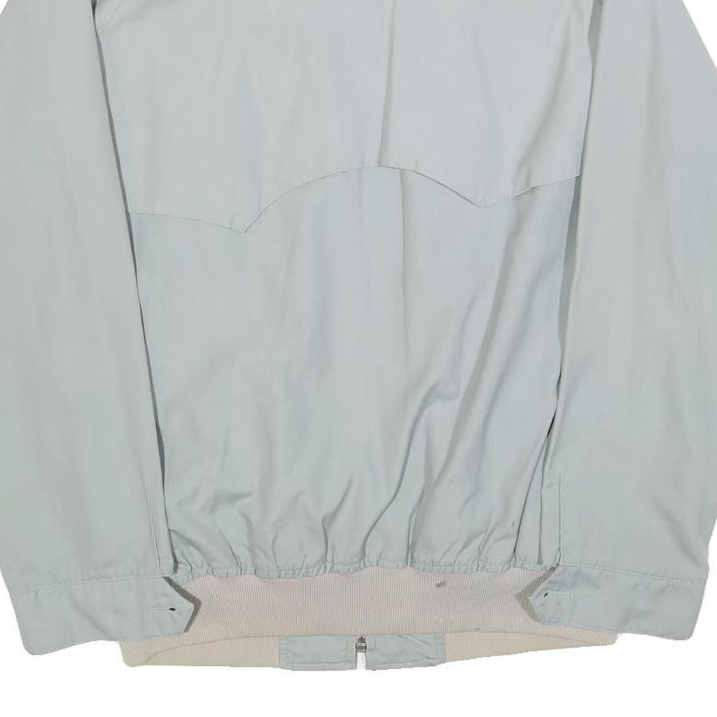 Mens Grey Cotton Blend Casual Jacket M Zip Closure Plain Lightweight