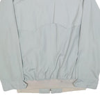 Mens Grey Cotton Blend Casual Jacket M Zip Closure Plain Lightweight