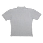 FILA Mens Grey Short Sleeve Plain S Cotton Polo Shirt Classic Comfort Casual